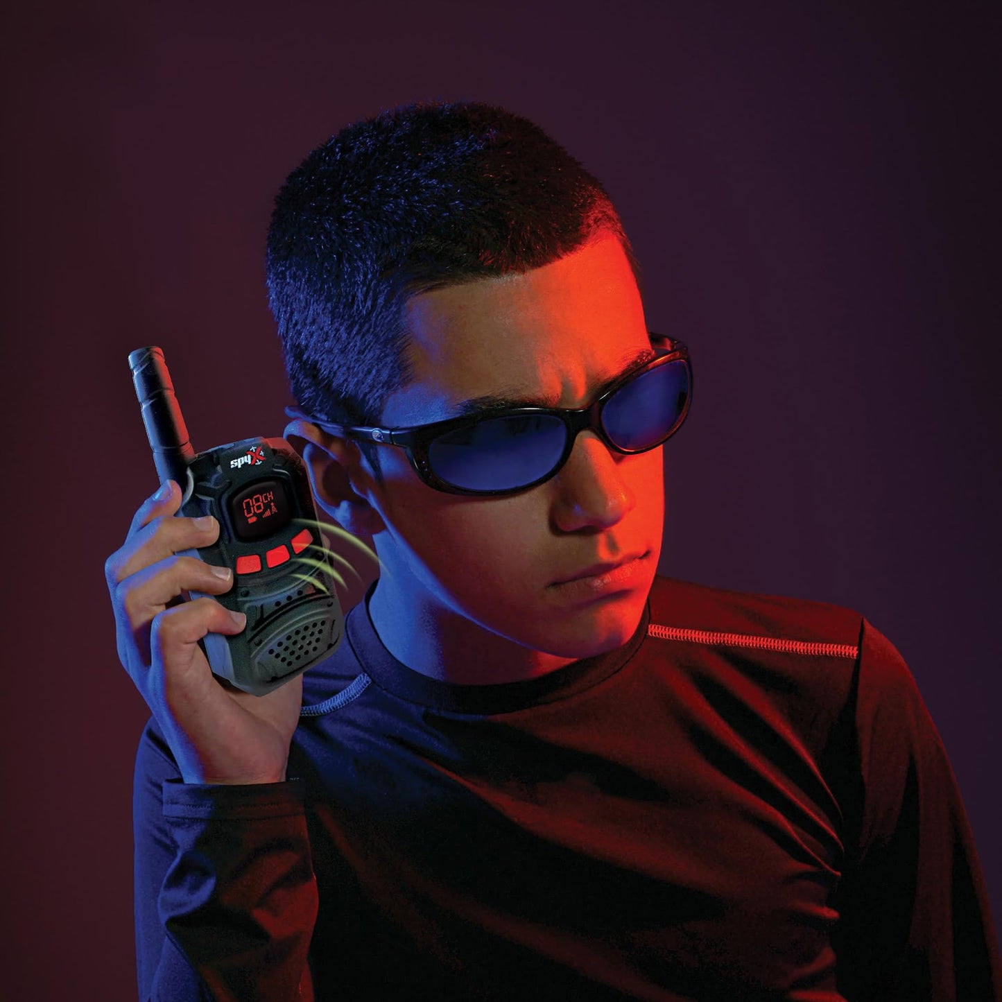 MukikiM SpyX / Spy Walkie Talkies - Made for small hands and doubles as a Spy Toy for Buddy Play. Perfect addition for your spy gear collection!