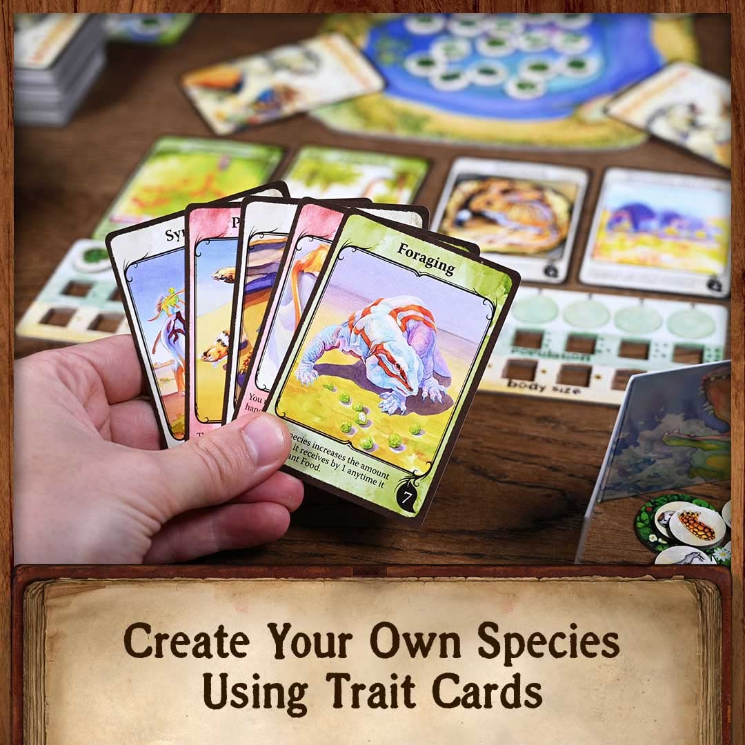 Northstar Game Studio Evolution Board Game | Create Species in This Strategy Game for Adults, Teens and Families | 2-6 Players, Age 12+