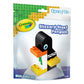 Brickcraft Crayola Blizzard Blast Penguin Brick Building Set, 8 Pieces | Official Licensed Beginner Block Kit for Kids Ages 3+ | Fun DIY Creative Play