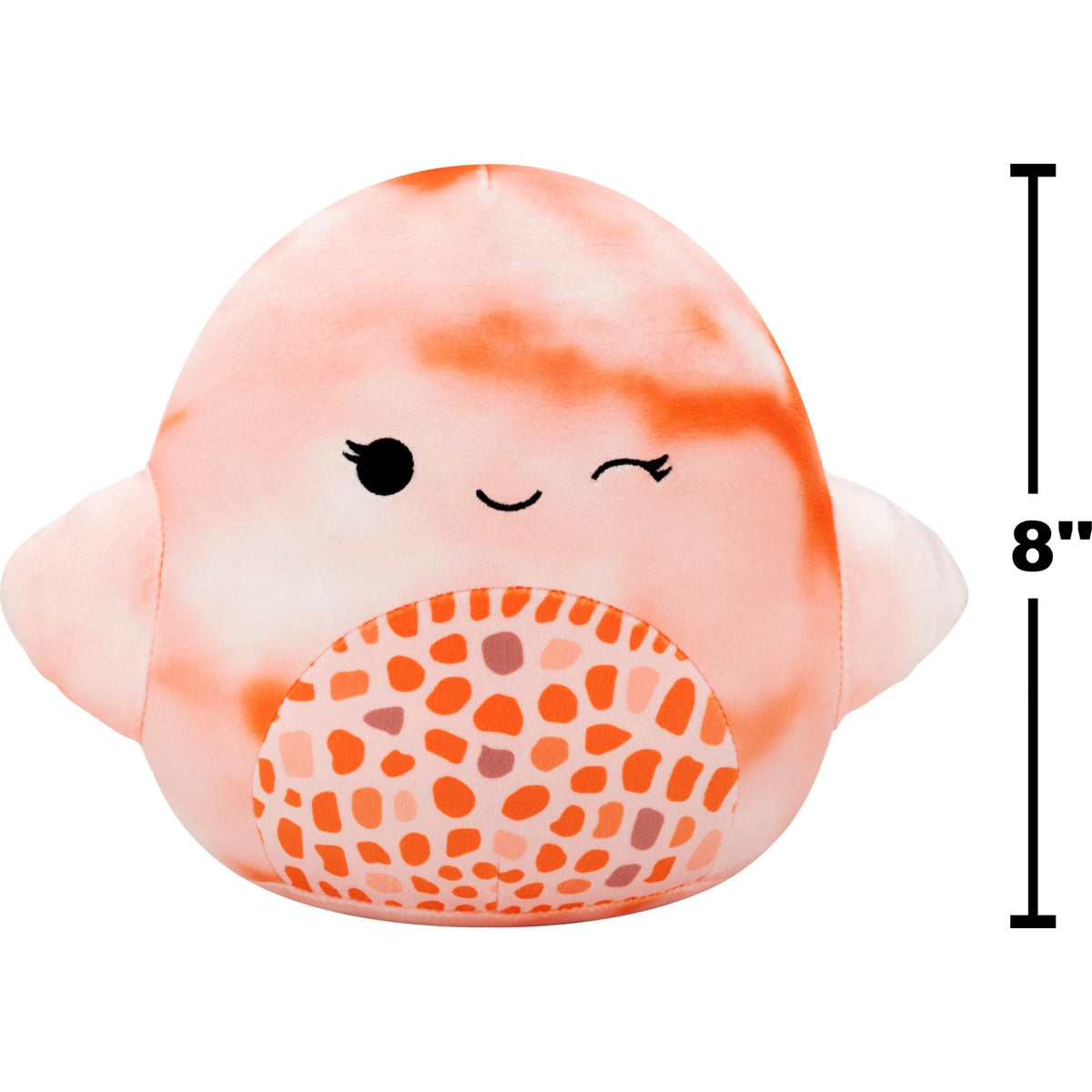 Squishmallows Original 8in Livvy the Winking Orange Marble Starfish - Official Jazwares Plush (Little)