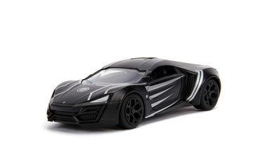 Jada Toys Metals Die-Cast Avengers W Motors Lykan HyperSport, 1:32 Scale Die-Cast Vehicle Black (JA30302)