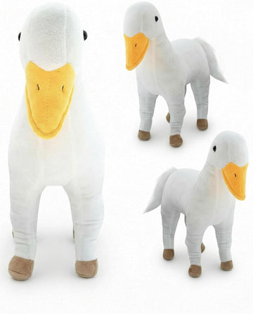 Randimals Plush Toy Stuffed Animal Mix - Horse & Duck Hybrid Stuffed Animals for Girls & Boys - Huggable & Soft Animal Characters Cute Plushies