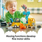 LEGO DUPLO Town 3 in 1 Construction Vehicles Toys for Toddlers - Learning & Pretend Play Set for Boys & Girls, Ages 2+ - Building Blocks for Fine