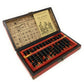 Vintage Chinese Wooden Bead Arithmetic Abacus W. Instruction