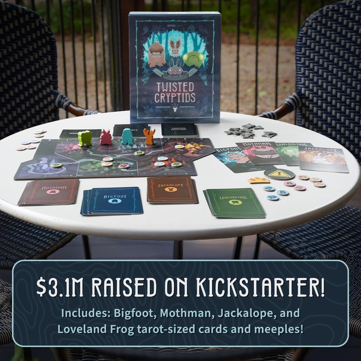 Unstable Games Twisted Cryptids Board Game - Strategy Card Game for Adults and Kids - Family Board Games for 2-4 Players, Ages 12 and Up - from