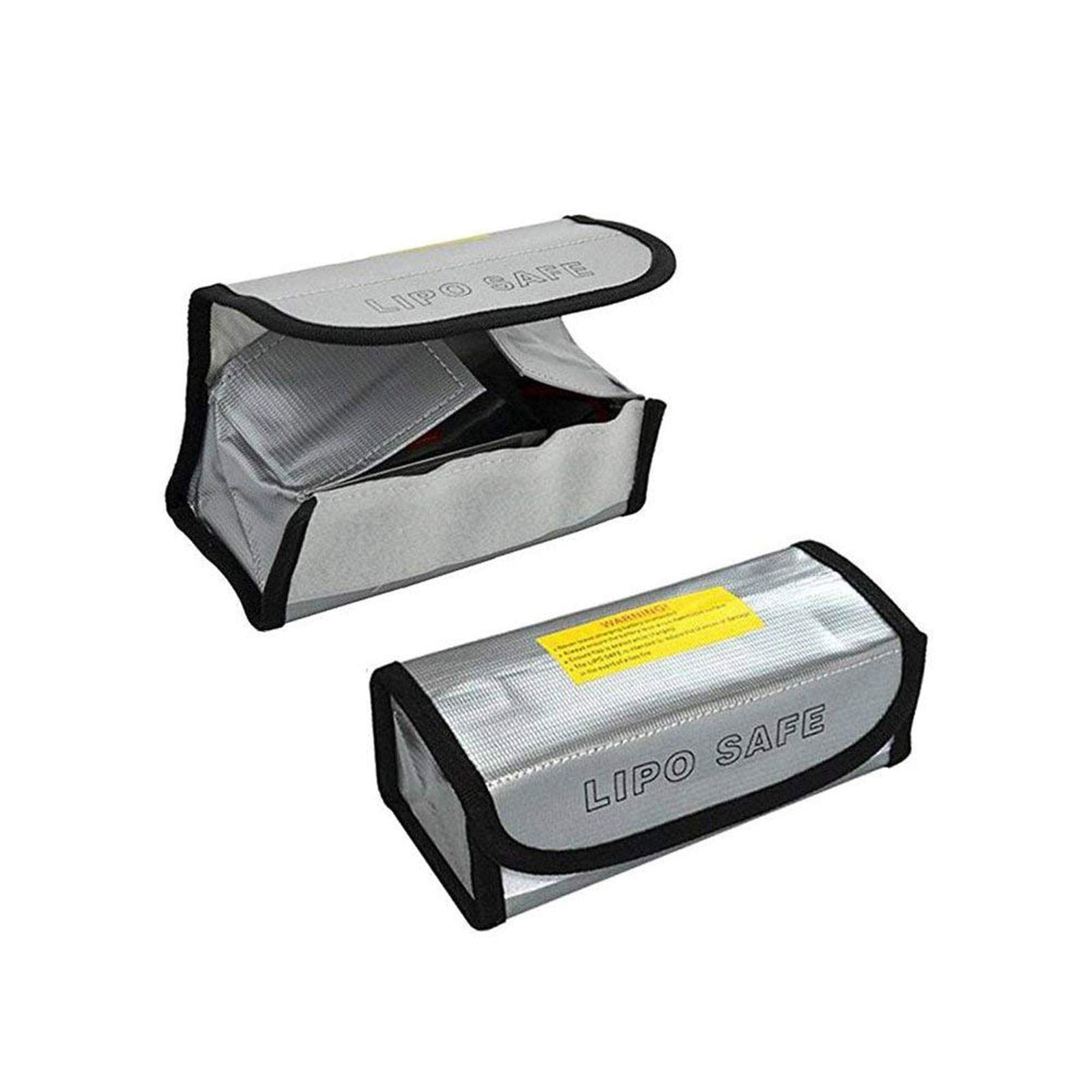 sccsport 4pcs Lipo Battery Fireproof Explosion Proof Bag Storage Guard Safe Pouch 185mm…