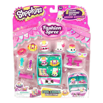 Shopkins Fashion Spree Style 3 Cool and Casual Theme Pack Playset