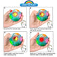 Vdealen Magic Rainbow Puzzle Ball, Fidget Ball Puzzle Brain Teaser Fidget Toy for Boys & Girls- Birthday Party Easter Valentines Christmas Stocking