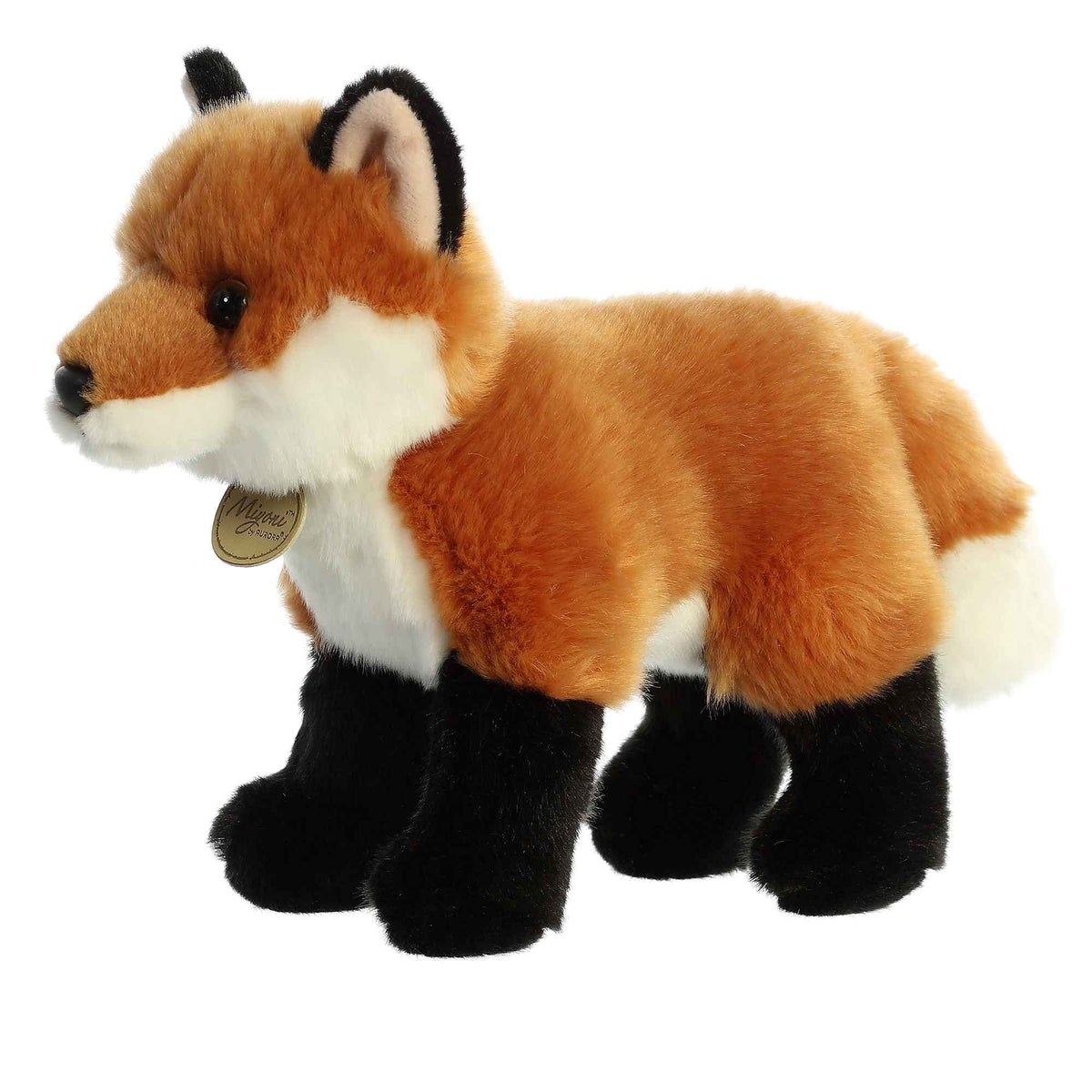 Aurora® Realistic Miyoni® Fox Stuffed Animal - Lifelike Details Make a Cherished Companion - Perfect for Decorating Bedrooms or Classrooms - Brown 11