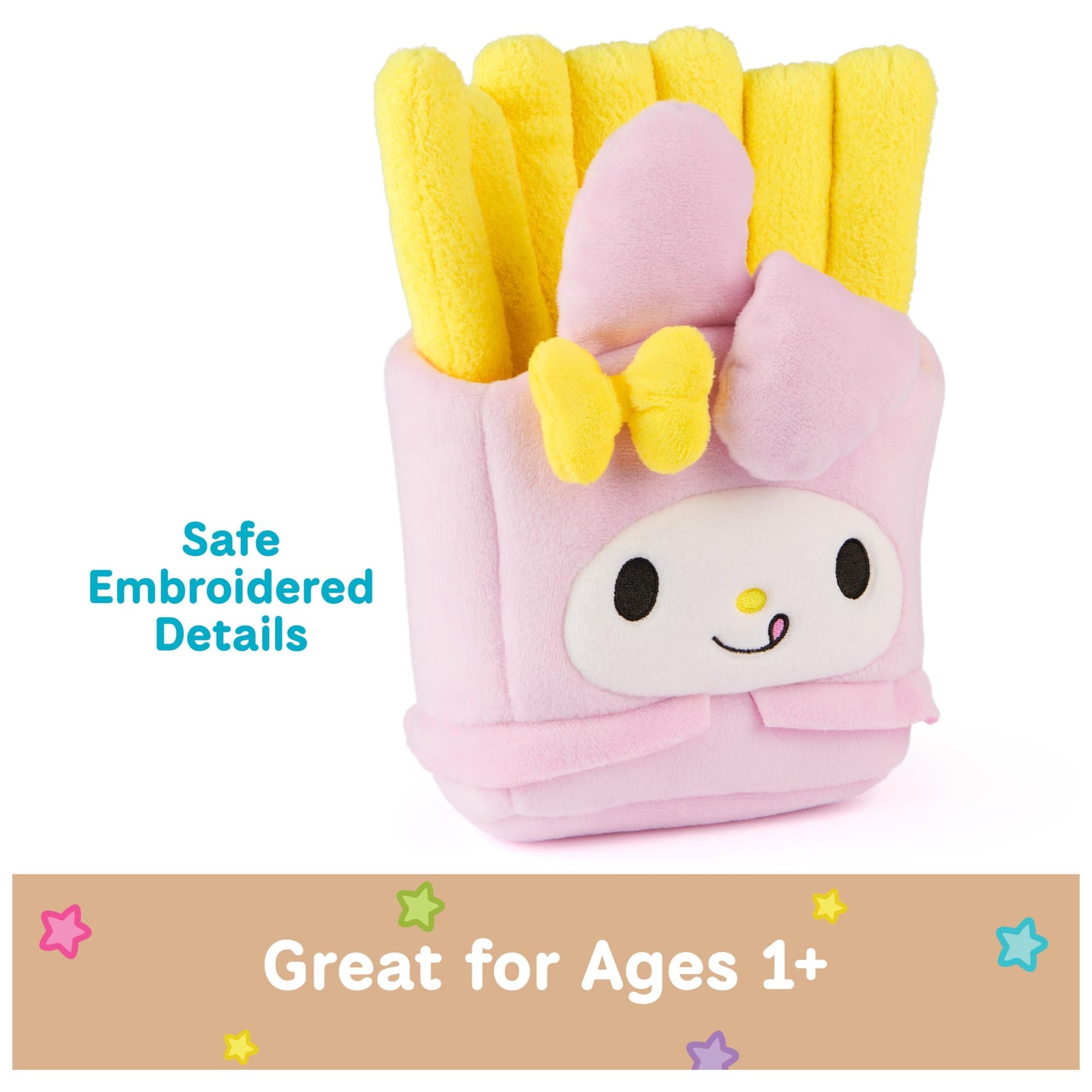 GUND Sanrio My Melody French Fries 8-Inch Plush Toy for Ages 1+