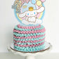 Cinnamon Roll Cake Topper Girls Kids Birthday Melody Kitty Party Decor
