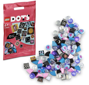 Lego 41803 DOTS Extra DOTS Series 8 - Glitter and Shine Tiles Set for Bracelets, Message Boards, Room Décor, Bag Tags, Kids Arts and Crafts Kit