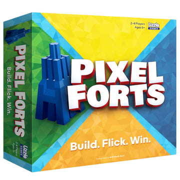 Pixel Forts Board Game by Uzzle Games | Fun Games for Kids (Age 6+), Teens, Family Board Games | Build Your Defense & Protect Your Fort, Interactive