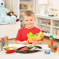 Melissa & Doug Fill & Fold Taco & Tortilla Set, 43 Pieces - Sliceable Wooden Mexican Play Food, Skillet, and More - FSC Certified