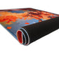 Foxtrot Designs TCG Playmat, 24in x 14in, Premium Stitched Edges, Non-Slip Base for MTG and Other Trading Card Games. MTG Playmat. (District 10)