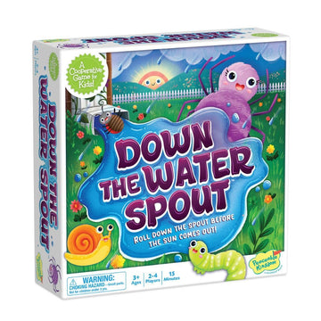 Peaceable Kingdom Down the Waterspout Cooperative Board Game - Preschool Matching Game for Kids - Teamwork & Social Skills - Ages 3+, 2-4 Players