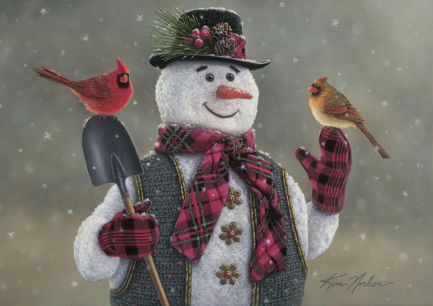 Buffalo Games - Snow Grandpa - 500 Piece Jigsaw Puzzle for Adults