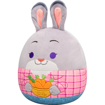 Squishmallows Original 12in Disney Judy Hopps with Carrots - Official Jazwares Plush (Medium-Sized)