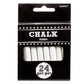 Premium White Chalk Magic - 3" (Pack of 24) | Vibrant, Long-Lasting & Mess-Free Chalk | Perfect for Any Event