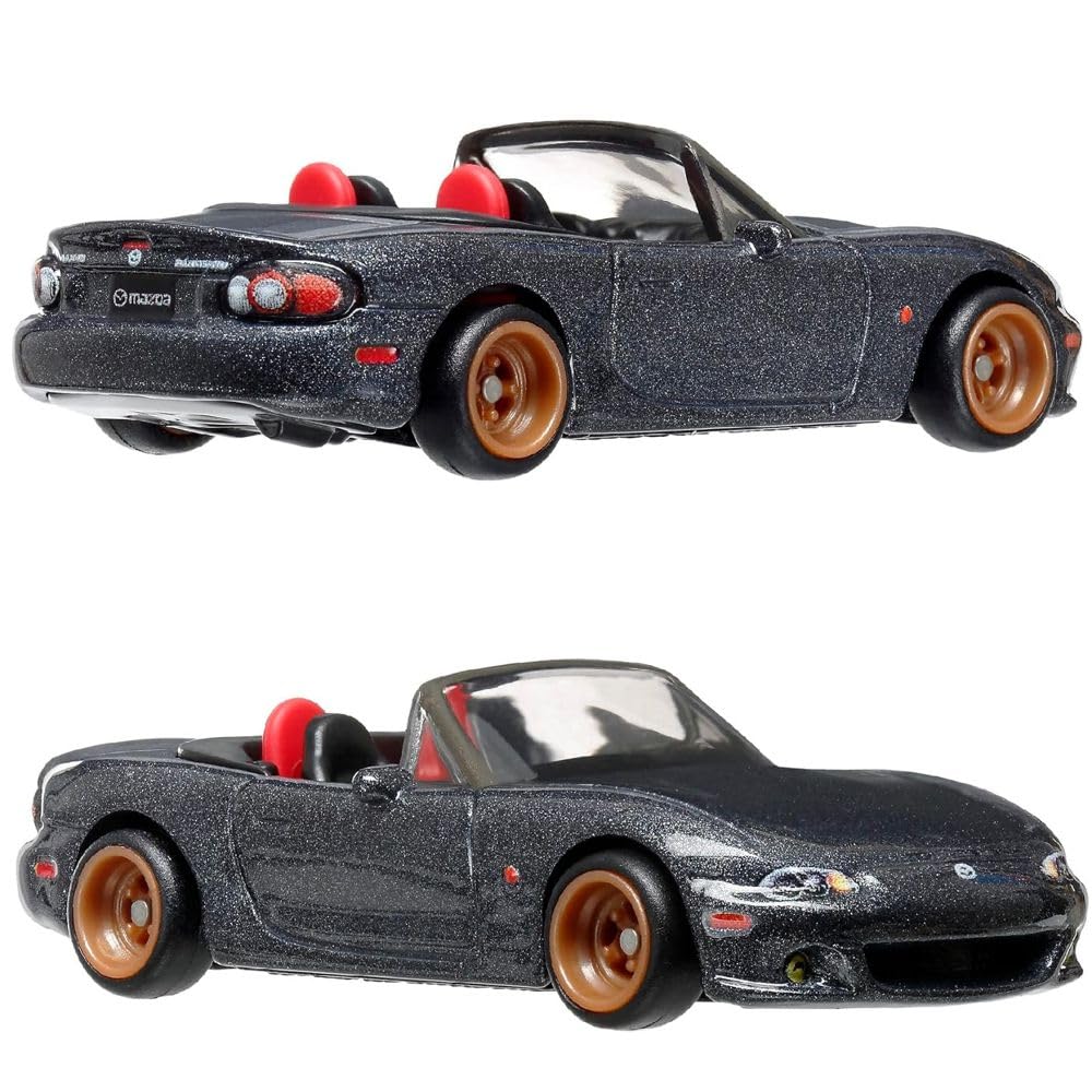 Hot Wheels Premium 2-Pack '04 Mazda Mazdaspeed Miata/Mazda RX7 FC Pandem HRR75 [Mini Car] [3 Years Old and Up]