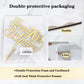 Sodasos Mirror acrylic Golden Happy 70th Birthday Cake Topper