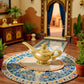 Miniature Gold Genie Lamp, 1/12 Scale Aladdin Theme Decorative Accessory for Miniature Décor Accessories