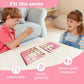 Seaside Escape Game Blocks, Mahjong Tile Game Sets with 49 Tiles 30mm Pet and Food Pattern.