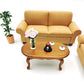 SXFSE Dollhouse Decoration Accessories,1/12 Mini Dollhouse Furniture Miniature Teatable Coffee Table Living Room Toy