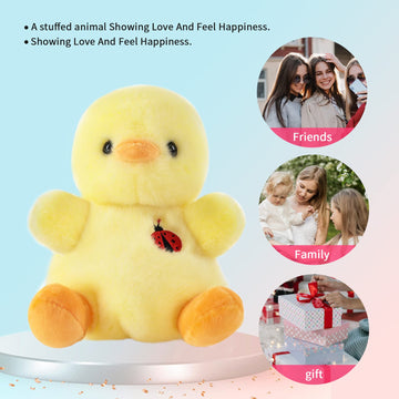 Sew Butiful 8" Duck Stuffed Animals Plush, Cute Plushies for Animal Themed Parties Teacher Student Award, Animal Toys for Baby, Boy, Girls, Great