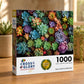 Cross & Glory | 1000 Piece Jigsaw Puzzles for Adults | Succulent Symphony