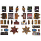 Home Decor - 66pc Double-Sided Furniture & Prop Pieces for Starters & Masters Alike - Roleplaying Objects for Dungeons & Dragons - Immersive Map