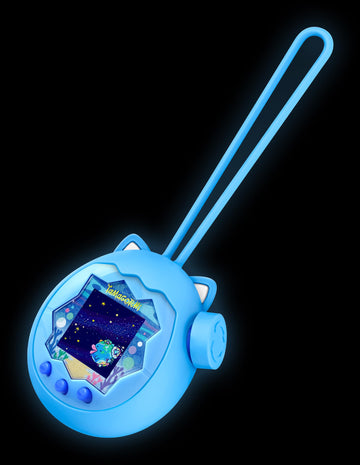 Geiomoo Silicone Cover for Tamagotchi Paradise Case Interactive Virtual Pet, Soft Flexible Scratch Resistant Protective (Luminous Blue)