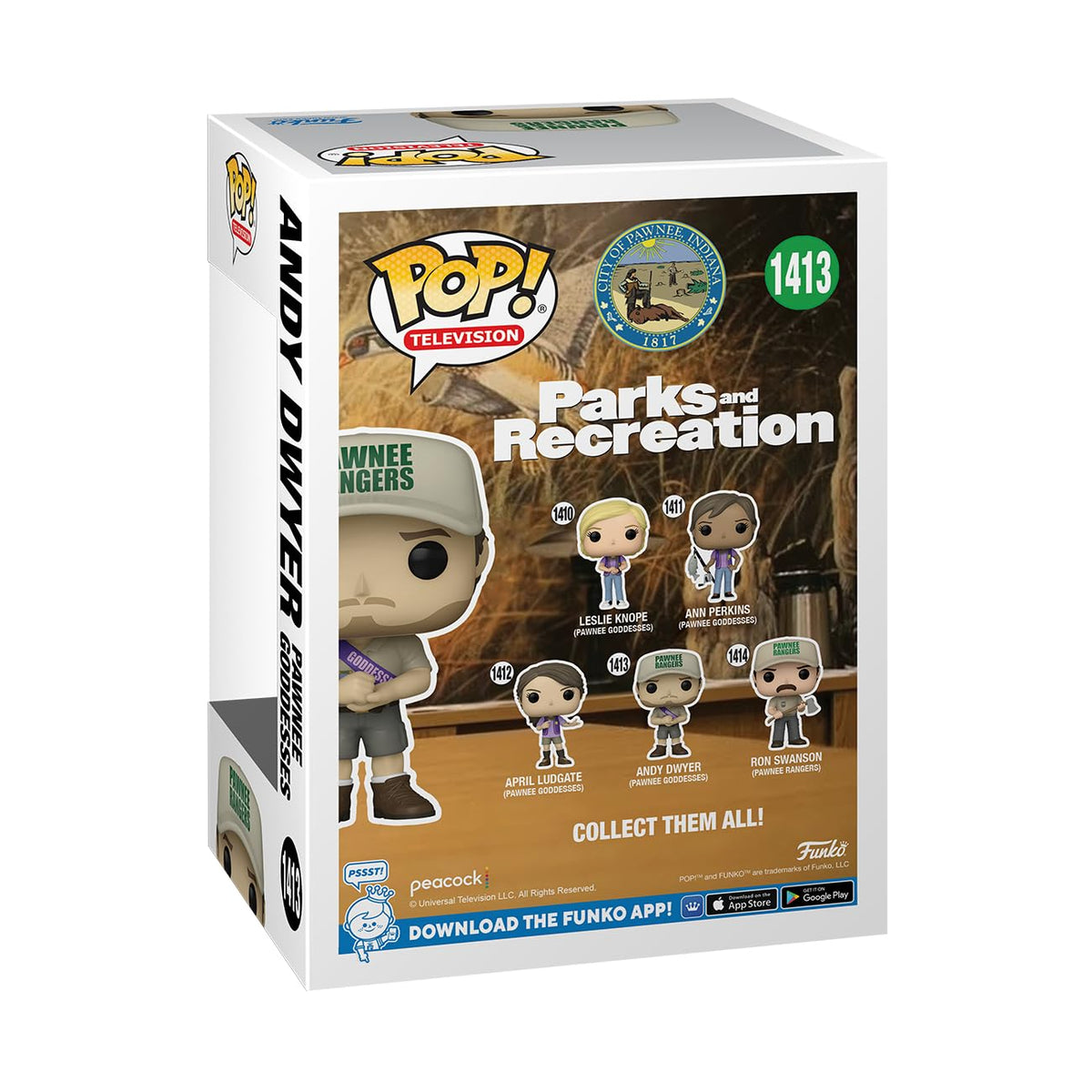 Funko POP! TV: Parks and Recreation - Andy Dwyer with Sash
