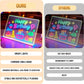 LED Note Board with Colors, Lumiboards Led Drawing Board for Kids, Clear Drawing Board with Light, 12 Inch Light-Up Acrylic Writing Board, Ideal Gift