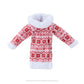 The Elf on the Shelf Scout Elf with Blue Eyes, Christmas Tradition Book Set with Claus Couture Snowflake Sweetie Fair Isle Dress, Red and White
