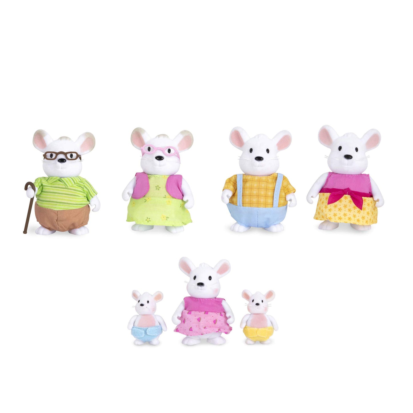 Li'l Woodzeez - Animal Figurines - Mouse Toy - Collectible Figurines - Mouse Family - 3 Years+ - The Nibblekin Mice