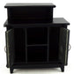 Melody Jane Dolls Houses Black Bar High Cabinet Miniature Dining Room Study Furniture 1:12
