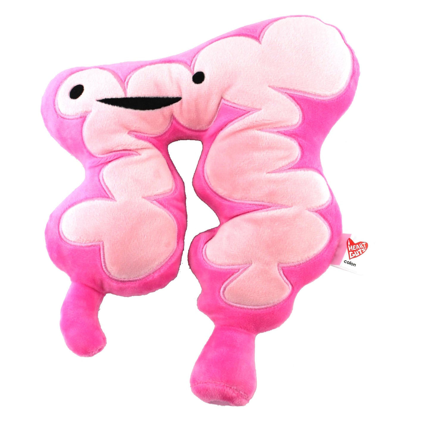 I Heart Guts Colon Plush - 11" Cute Digestive System Plushie for Cancer Awareness, Surgery Recovery & Get Well Recovery Gift, Soft Anatomy Plushie