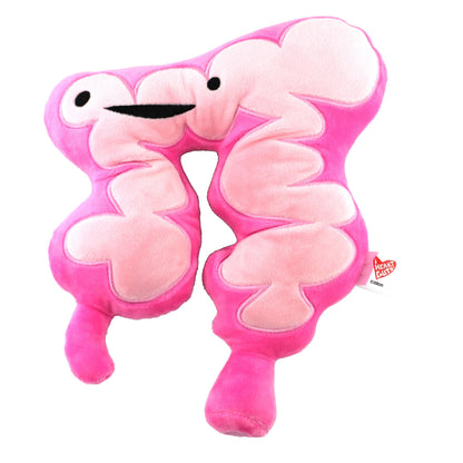 I Heart Guts Colon Plush - 11" Cute Digestive System Plushie for Cancer Awareness, Surgery Recovery & Get Well Recovery Gift, Soft Anatomy Plushie