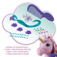 Breyer Horses Mane Beauty Styling Unicorn | Iris | Purple Extra-Long Silky No Tangle Mane | 10" x 3.5" x 10.5" | 7 Accessories, 30 Hair Bands, and 22