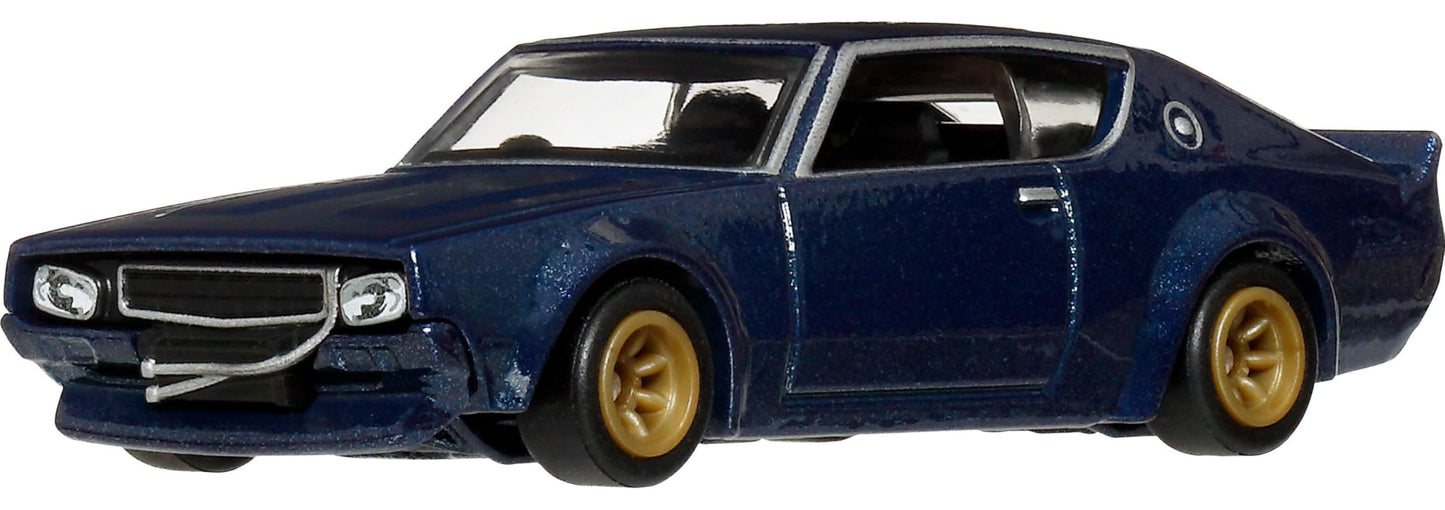 Hot Wheels Car Culture Premium 1:64 Scale Die-Cast Nissan Skyline 2000GT-R LBWK, Real Riders Tires & Metal/Metal Body & Chassis, Japan Historics 5