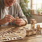 BOHS 34-Piece Dollhouse Furniture Set -1/24 Scale, Laser Cut Wooden 3D Puzzles - Miniature Doll House DIY Models and Accessories