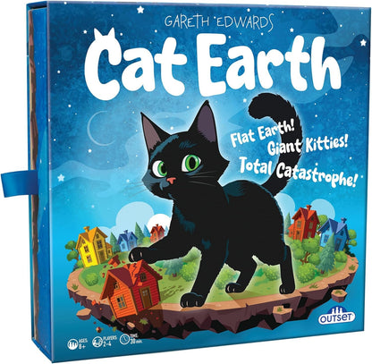 Cat Earth - Light Strategy Family Board Game - 2 to 4 Players Ages 8 and up