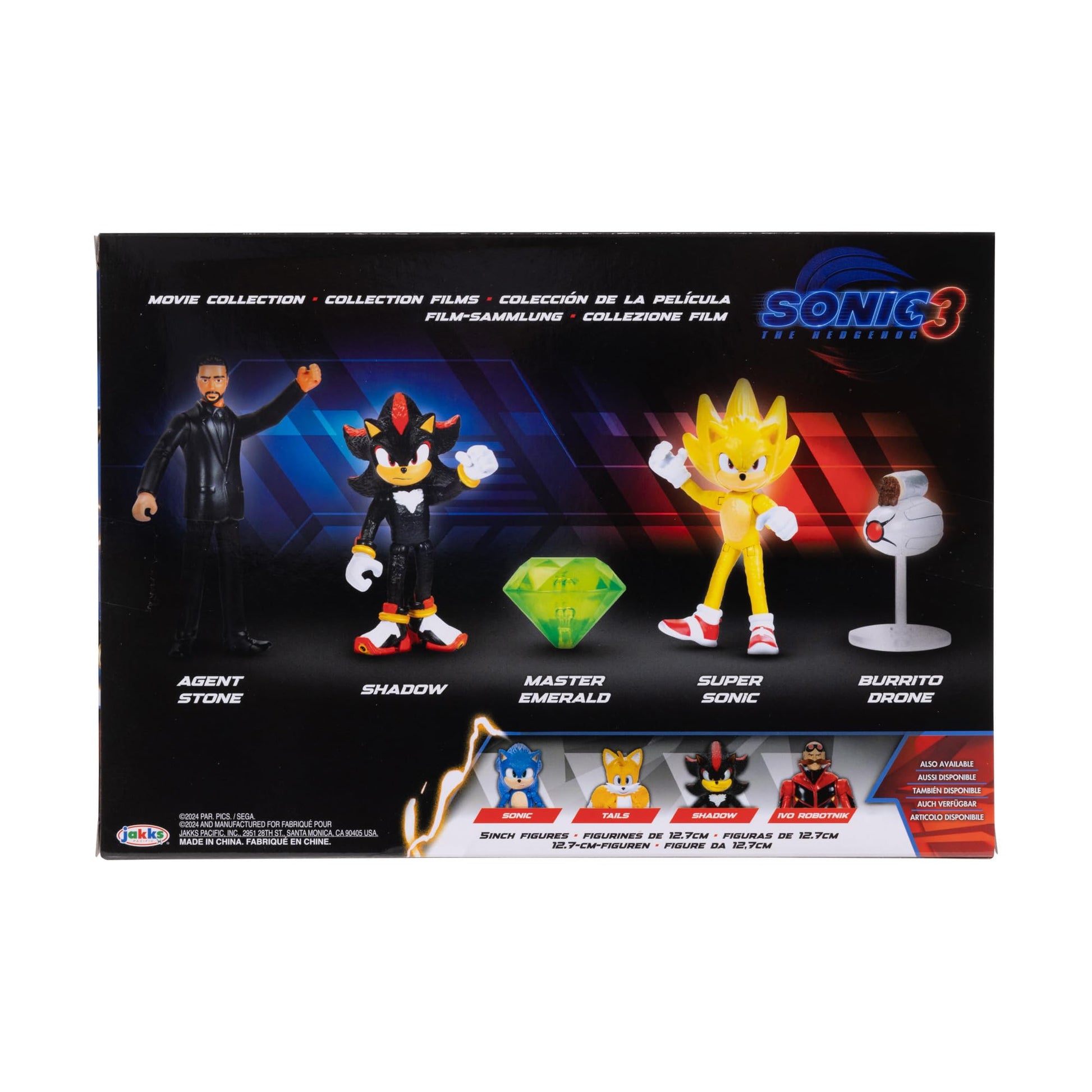 Sonic 3 Movie ActionFigures Multi-Pack 2.5" Figure from Wave 2