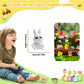 jrootouh 42pcs Mini Resin Animal 42 Styles Figures Bulk Tiny Resin Animals Little Miniature Small Animal for Micro Fairy Garden Landscape Accessories