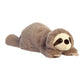 Aurora® Laid-Back Snoozles™ Sloth Stuffed Animal - Floppy Characters for Comforting Cuddles - Perfect for Bedtime, Naps, and Kids All Ages - Brown 18