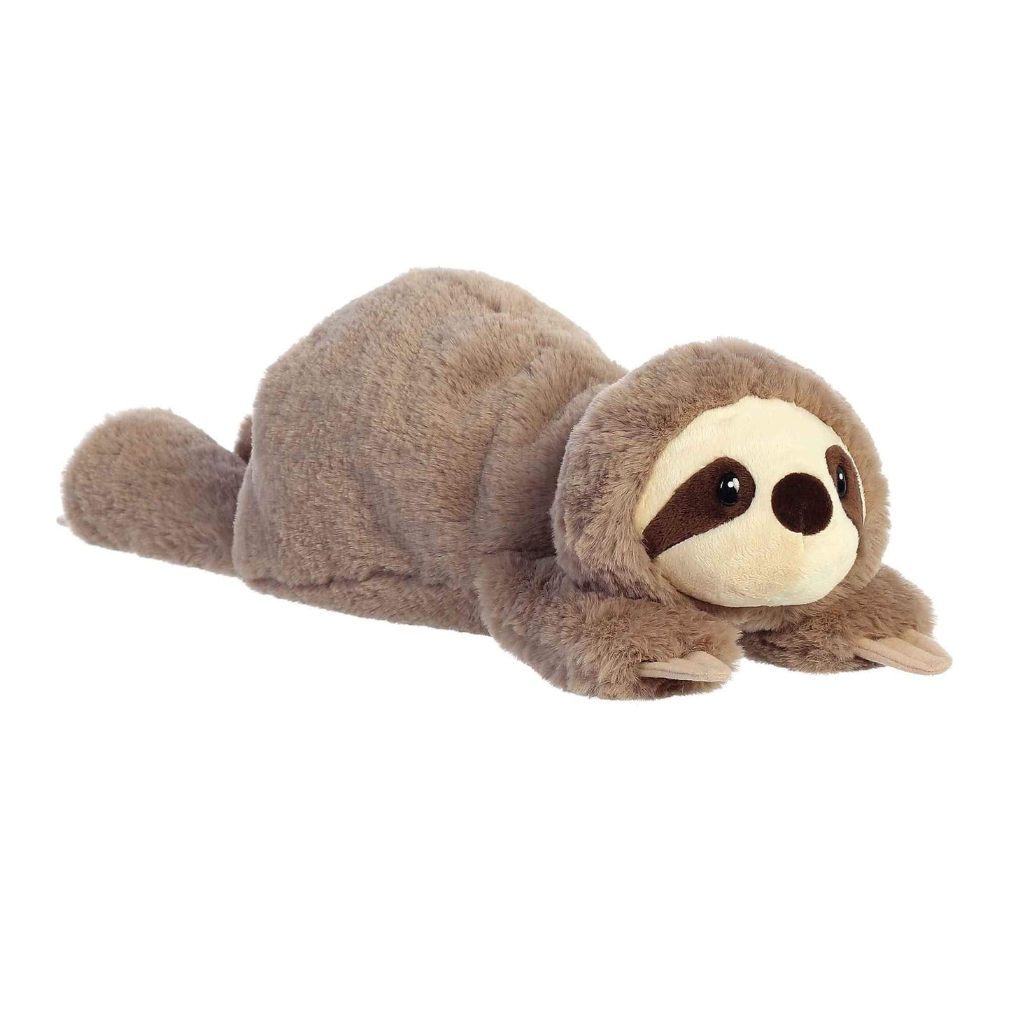 Aurora® Laid-Back Snoozles™ Sloth Stuffed Animal - Floppy Characters for Comforting Cuddles - Perfect for Bedtime, Naps, and Kids All Ages - Brown 18