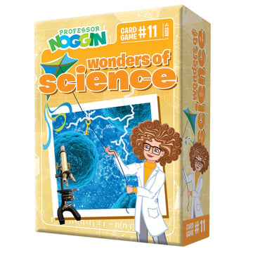 Outset Media Professor Noggin's Wonders of Science Trivia Card Game - an Educational Based Card Game for Kids - Trivia, True or False, and Multiple