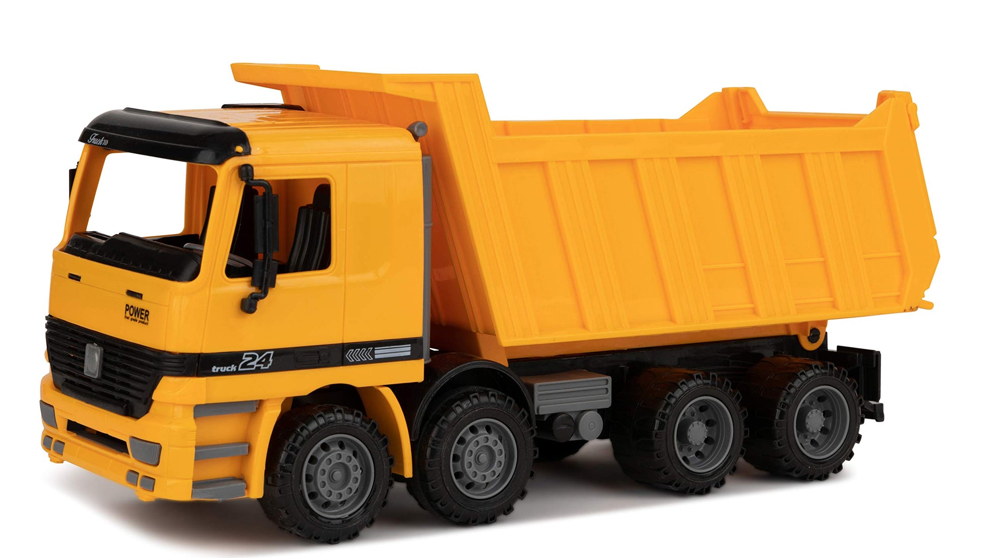 Toy To Enjoy Construction Toys - Excavator & Dump Truck Toy for Kids (Set of 2) - Moveable Claw & Lifting Back - Garbage Truck & Bulldozer Digger