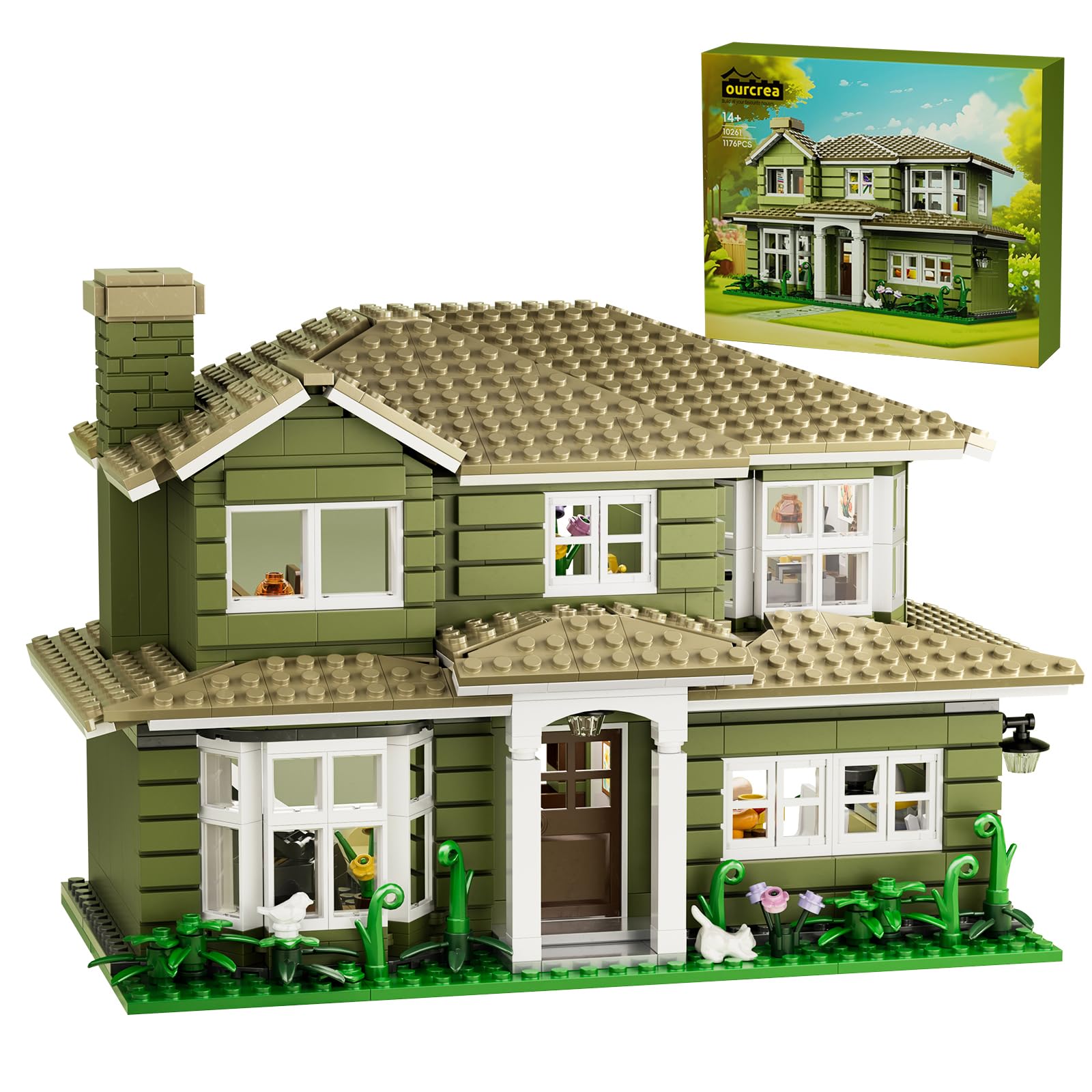 Modern House Building Set, Warm Family Comedy TV Sitcoms The Dunphy's House Building Set Compatible with Lego Gifts for Fans and Adults and Girls Aged
